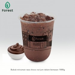 BUBUK MINUMAN CHOCO NUTELLA POWDER - FOREST BUBBLE DRINK